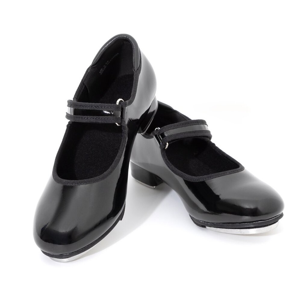 Linodes Easy Strap Tap Shoe Dance Flats for Girls and Boys